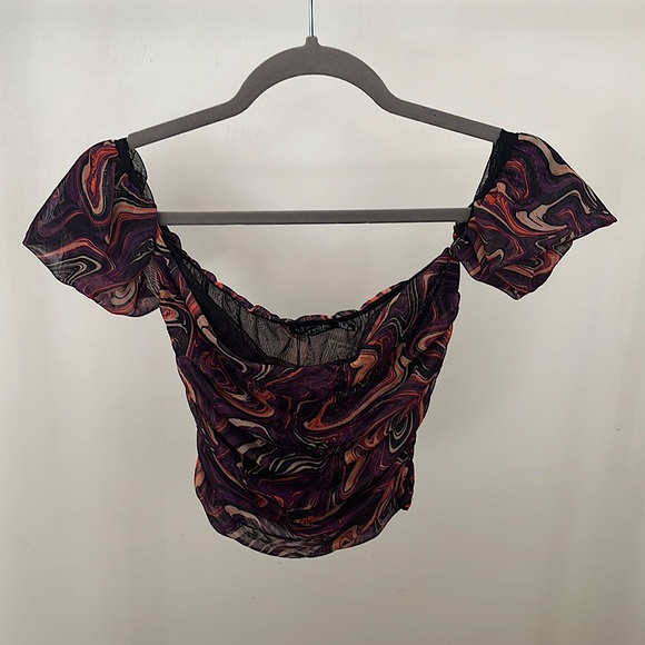 Psychedelic crop top - Picture 1 of 3